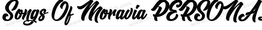 Songs Of Moravia PERSONAL USE Regu字体转换